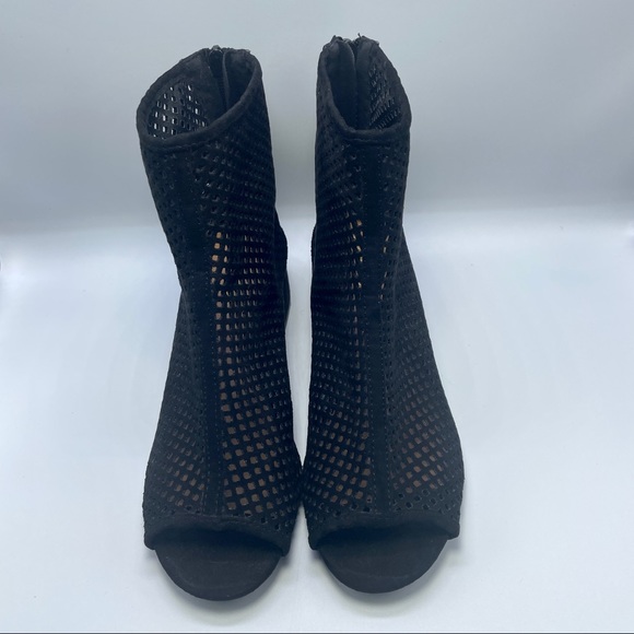 Qupid Block Heel Sandals Black Size 7 - Picture 3 of 7